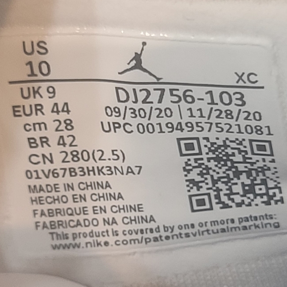 Jordan 1 Centre Court Men's Size 10 - Picture 7 of 9